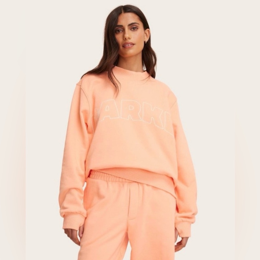PARKE X TARGET Orange Peach Mockneck Sweatshirt L/XL NWT
